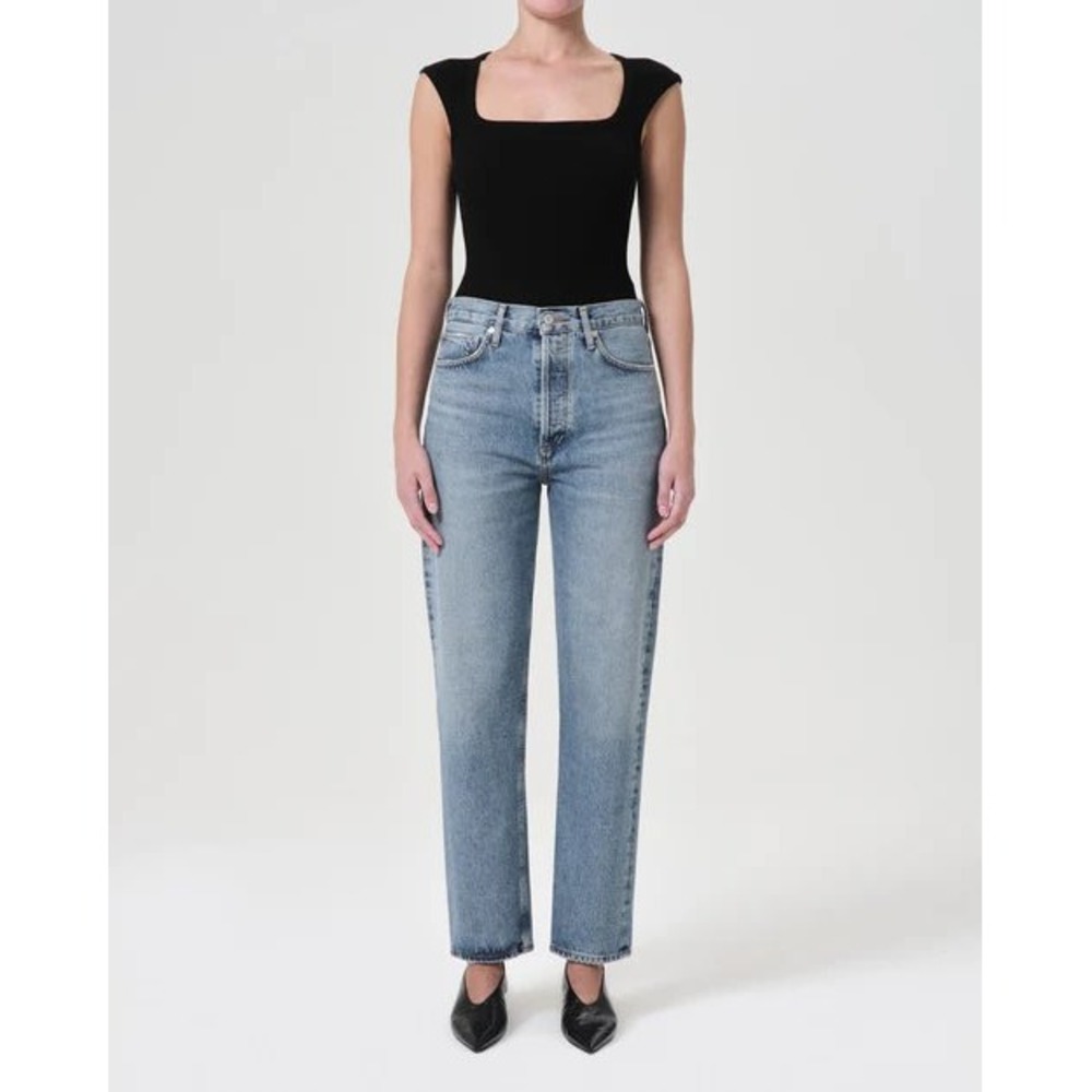 Agolde 90s Pinch Waist High Rise Straight in Navigate Size 23